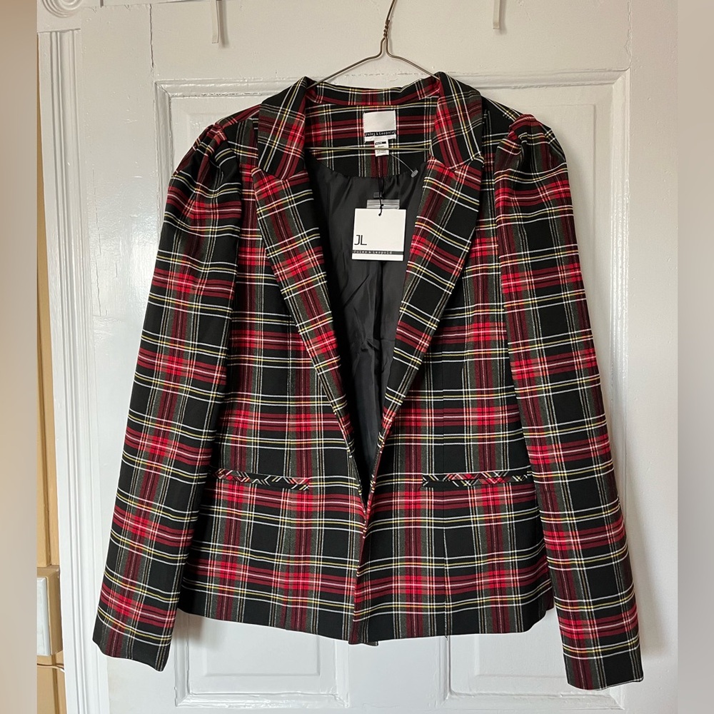 Plaid blazer
